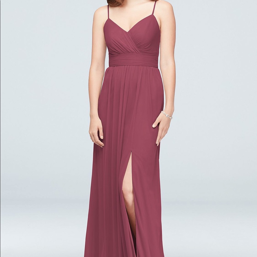 David’s bridal bridesmaid dress